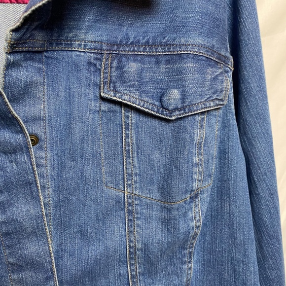 abella Rodriguez - Plus Size Jacket Dark Blue Jean 3X - Picture 4 of 13